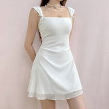 Women's Wear Street Hot Girls In Spring And Summer 2024 Are Fashionable And Wear Chiffon Suspenders.