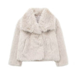 Znbbw New Artificial Fur Effect Short Fashion Coat 4360240