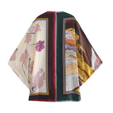 Znbbw Spring New Color Printed Bat Sleeve Coat Sunscreen Coat Women's Kimono Coat 3612796