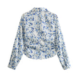 Znbbw Spring Print Slim Shirt 2580126 Medium Skirt 2581133