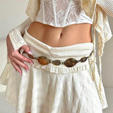 Ins Style Fashion Trend Features All Kinds Of Retro Ring Buckle Personality Ribbon Design Accessories Belt 2024 New Women