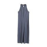 Znbbw New Slim Version In Spring Has An Elegant Sleeveless Sling Dress.