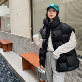 New Oversize Cotton Clothing Women Winter Korean Loose Small Vest Cotton-Padded Jacket Coat Bread Clothing