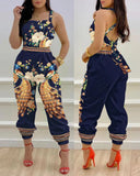 Znbbw Independent Station 2024 New Printed Strap Jumpsuit In Stock