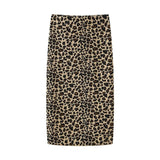Znbbw Summer Animal Print Knitted Blouse 5584202 Half Skirt 5584203