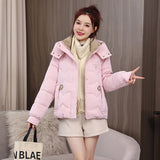 Cotton Padded Jacket Women's Padded Clothes 2024 Winter Hot Jacket With Cotton Padded Jacket Plus Plus Women's Clothing Fat Mm Short