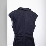 Znbbw New Summer Style Midi Slim Shirt Dress 0779064
