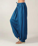 Znbbw Ladies' Knickers Loose Casual Rayon Wide Tube Pants Harlan Pants Yoga Dance Pants