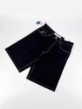 Znbbw Big Boy Shorts Y2K Pants Men And Women's Original Gothic Hip-Hop Cartoon Pattern Embroidery
