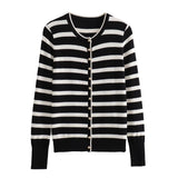 Znbbw And Winter New Row Buckle Knitted Coat 0506110