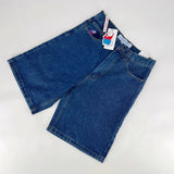 Znbbw Year's Popular Street Y2K Jeans, Sports Trousers, Hip-Hop Cartoon Embroidery, Retro Blue Loose.