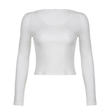 Autumn And Winter Women's Wear 2025Ins Street Trend Sweet Lace Lace Knitted Long-Sleeved T-Shirt