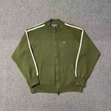 Znbbw Meitao New Alphabet Street Men And Women Loose Zipper Cardigan Flanged Sweater Jacket