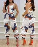 Znbbw Independent Station 2024 New Printed Strap Jumpsuit In Stock