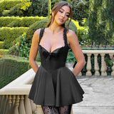 Znbbw Summer 2024 New Fashion Women's Wear Elegant Hip Skirt Retro Style Sexy Dress Women