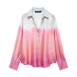 Znbbw New Tie-Dye Printed Shirt 8339211 Casual Pants 8200202