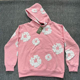 Znbbw Tide Brand Foam Print Loose Sweater Y2K Hip Hop Street Suit For Men And Women