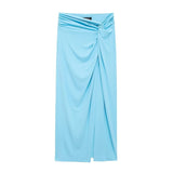 Znbbw New Pleated Neck Jumpsuit 4772004 Knot Flute Skirt 4764408