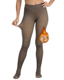 Znbbw Skin-Penetrating Leggings With Velvet And Warm Feet On Sexy Stewardess Pants Fake Meat-Penetrating Pantyhose