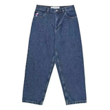 Znbbw Year's Popular Street Clothing JNCO Jeans Y2K Casual Hip-Hop Blue Baggy Jeans