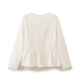 Znbbw New Long-Sleeved Skirt Shirt 3046352 Lace-Up Shorts 3046252