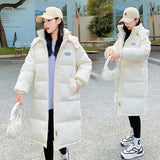 New Oversize Down Cotton Clothes Female In The Long Small Winter Thick Cotton-Padded Clothes Cotton-Padded Jacket Coat