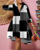 Znbbw Independent Station New Fashion Printed Dress Women's Spot