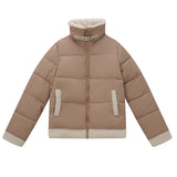 Lamb Wool Cotton Coat Female Winter Gentle Wind Milk Shout Shout Add Thick Warm Collar Bread Clothes Down Cotton Coat