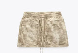 Znbbw Spring Printed Short Pilot Jacket 2010723 Printed Miniskirt Suit