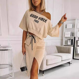 Znbbw New Style Independent Station Fashion Fashion Print Suit Skirt Spot