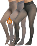 Znbbw Skin-Penetrating Leggings With Velvet And Warm Feet On Sexy Stewardess Pants Fake Meat-Penetrating Pantyhose