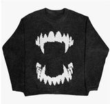 Znbbw Street Y2k Coat Sports Street Hip-Hop Leisure Color Impact Style Knitted Couple Sweaters Wear Fashion