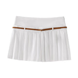 Znbbw Spring Belt Vest 2010816 Wide Pleated Skirt 7385407