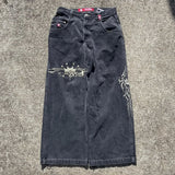 Znbbw Straight Jeans For Men Retro Hip-Hop Goth Street Clothing Harajuku Men's Casual Pants