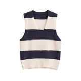 Znbbw New Striped Fashion Jumper Knitted Vest 6771102