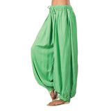 Znbbw Ladies' Knickers Loose Casual Rayon Wide Tube Pants Harlan Pants Yoga Dance Pants