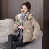 Cotton Padded Jacket Women's Padded Clothes 2024 Winter Hot Jacket With Cotton Padded Jacket Plus Plus Women's Clothing Fat Mm Short