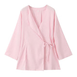 Znbbw Spring Kimono Cross Coat 6078572 Casual Pants 5057572