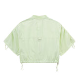 Znbbw New Pocket Decoration Short Shirt Coat Tooling Miniskirt 3067421