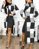 Znbbw New Women's Wear 2024 Fashion Split Printing 2-Piece Set