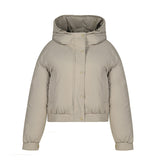 Korean Small Tall Waist Short Down Cotton Jacket Female 2024 Winter New Versatile With Thick Bread Jacket