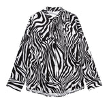 Znbbw New Pocket Pendent Loose Shirt Elastic Waist Pant Suit