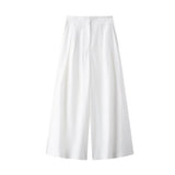 Znbbw Summer Blended Vest 8056586 Pleated Pants 2365586