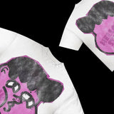 Znbbw T-Shirt Men's Hip Hop Animation Exaggerated Printed T-Shirt Super Big Goth Harajuku Street Clothing Casual Top