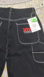Znbbw Baggy Jeans Street Hip-Hop Rock Pattern Harajuku Wide-Legged Straight-Leg Pants