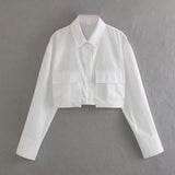 Znbbw New Four-Color Pocket Decorated Short-Sleeved Shirt