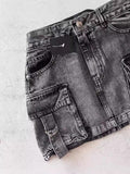Znbbw Women's Short Skirt Plus Anti-Walking Guofu Gothic Black Y2k Mini Ski Fashion Harajuku
