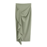 Znbbw Chest Jumpsuit 5039353 Laminated Decorative Stretch Skirt 5039356 Suit