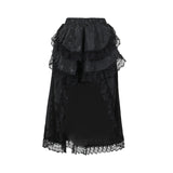 Znbbw Autumn New Trailing Waist Skirt Temperament Elegant Court Style Jacquard Spliced Blouse Girl