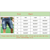 Znbbw Men's Fashion Ripped Jeans Shorts Summer Casual Denim Shorts Mens Pocket Sports Summer Bodybuilding Denim Short Pants Jeans